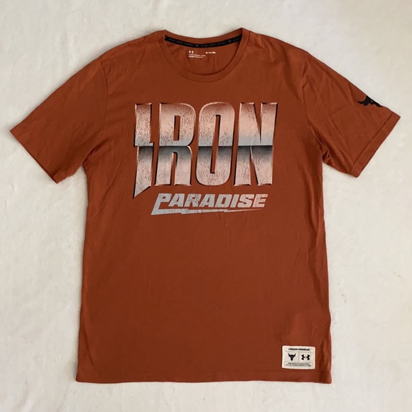 Under Armour | Project Rock Dare to Fail Iron Paradise Short Sleeve Shirt (M) - Picture 16 of 16